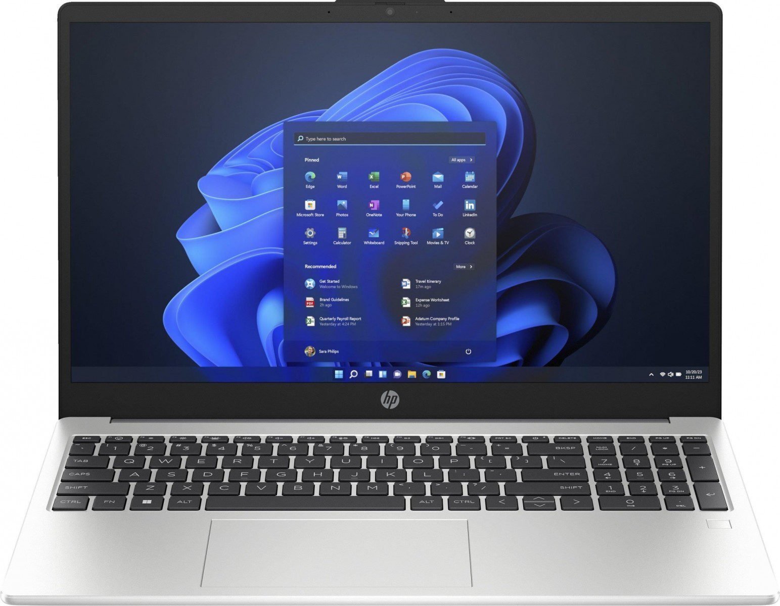 Ordinateur portable HP 250 G10 – écran 15,6" FHD, Intel Core i5 13e génération, 8 Go RAM, SSD 512 Go, clavier rétroéclairé AZERTY, DOS