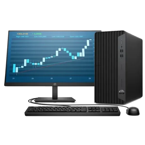 Ordinateur de bureau HP ProDesk 400 G9 – Intel Core i7 13e génération, 8 Go RAM, SSD 512 Go, écran HP 22" G5 FHD, Windows 11