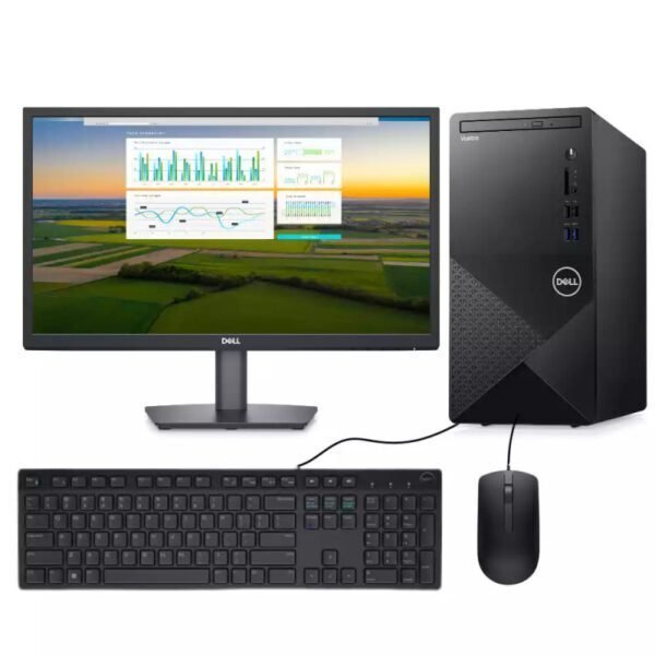 Bureau Dell Vostro 3910 – Intel Core i3, 8 Go RAM, 512 Go SSD, DVD, DOS, Écran 22" FHD 12ᵉ génération
