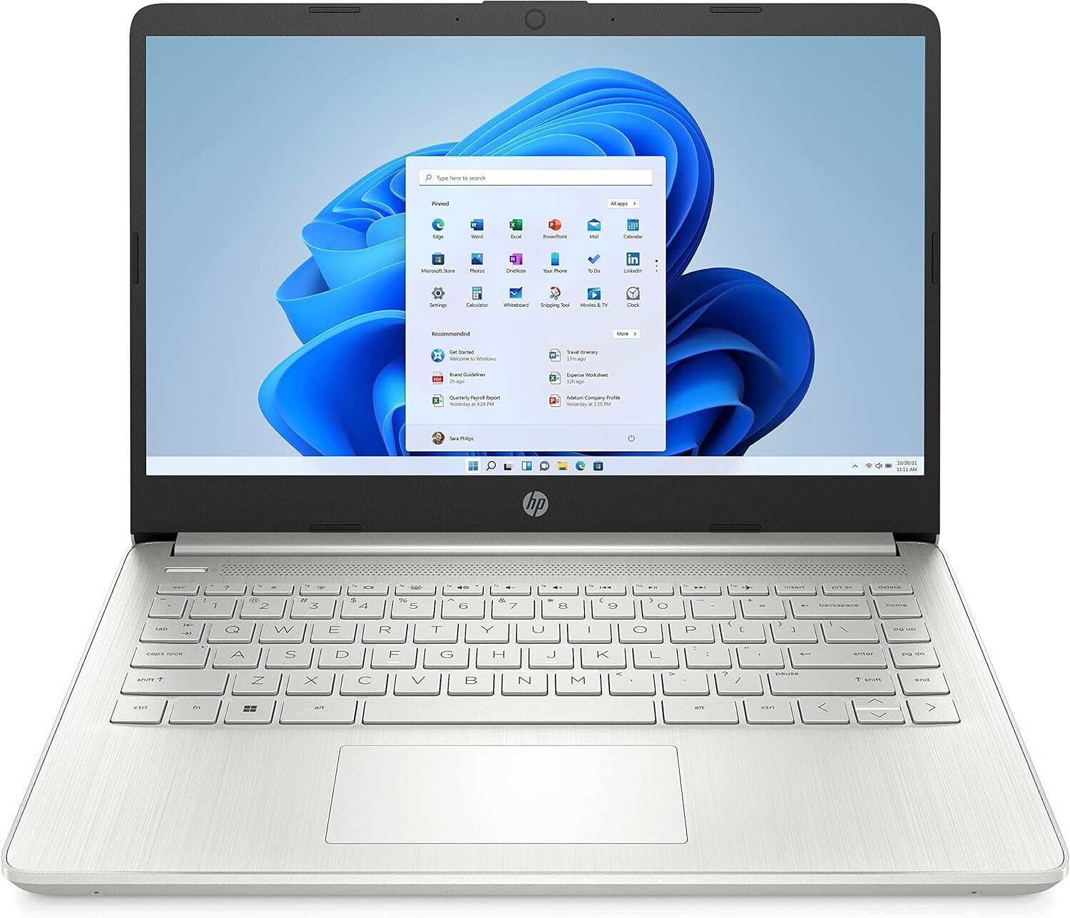 HP 14s EP0063CL – Ordinateur portable i3, 8 Go RAM, 512 Go SSD, Windows 10, 14", clavier rétroéclairé – Image 2