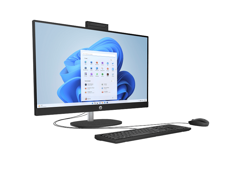 Ordinateur de bureau tout-en-un HP 24-CR0321 – Écran tactile 24" FHD, Intel Core i7 13ᵉ génération, 16 Go RAM, SSD 1 To, FreeDOS, blanc – Image 2