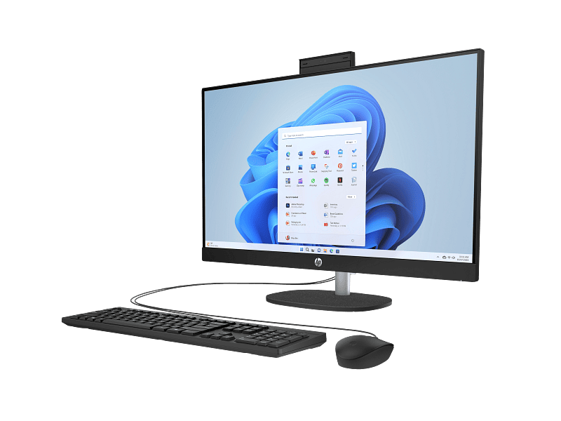 Ordinateur de bureau tout-en-un HP 24-CR0321 – Écran tactile 24" FHD, Intel Core i7 13ᵉ génération, 16 Go RAM, SSD 1 To, FreeDOS, blanc – Image 3