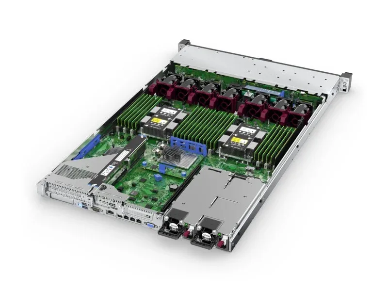 Serveur HPE ProLiant DL360 Gen10 – Intel Xeon Silver 4208, 32 Go RAM, 8 SFF, alimentation 500 W (P19774-B21) – Image 4