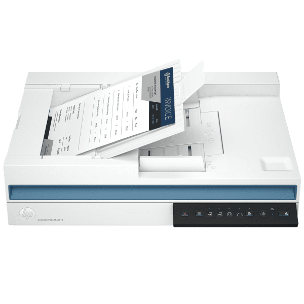 Scanner HP ScanJet Pro 2600 f1 – Scanner professionnel rapide avec chargeur automatique