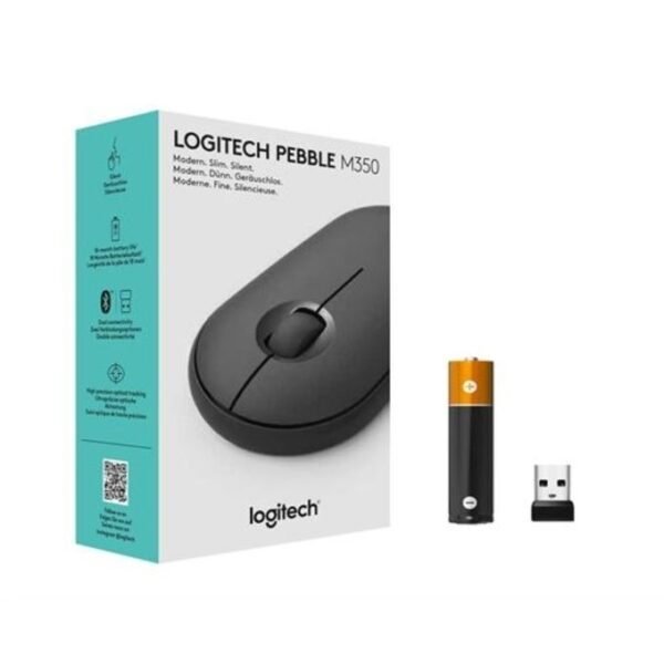 Souris Sans Fil Bluetooth Logitech Pebble M350 – Design Ultra Fin et Silencieux