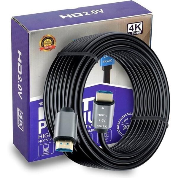 Câble HDMI 20 M Haute Vitesse – Transmission Audio/Vidéo Full HD & 4K