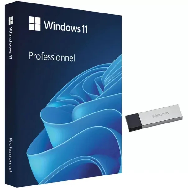 Microsoft Windows 11 Pro – Licence Officielle avec Clé USB d’Installation