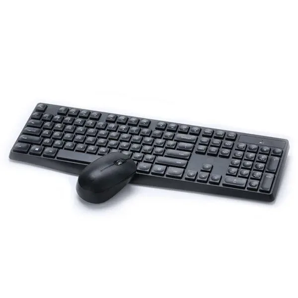 Clavier + Souris Sans Fil HP CS10 AZERTY Français d’Origine – Noir (Provenance France)