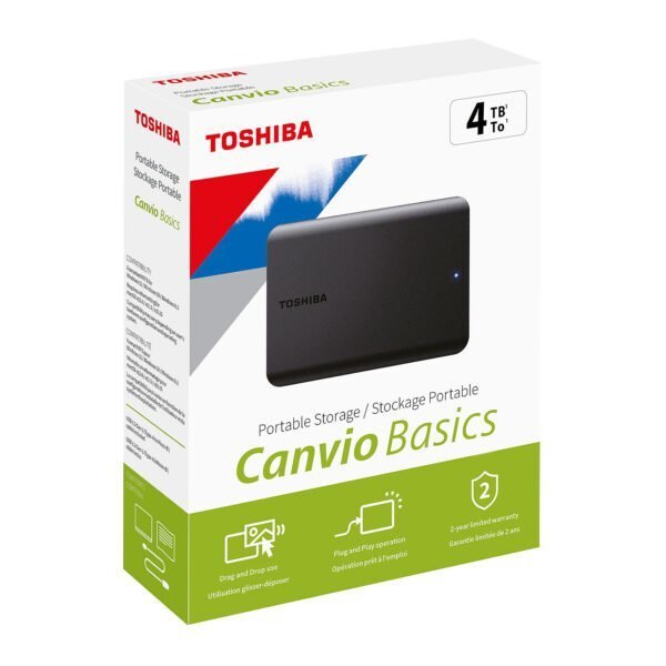 Disque dur externe Toshiba Canvio Basics 4To