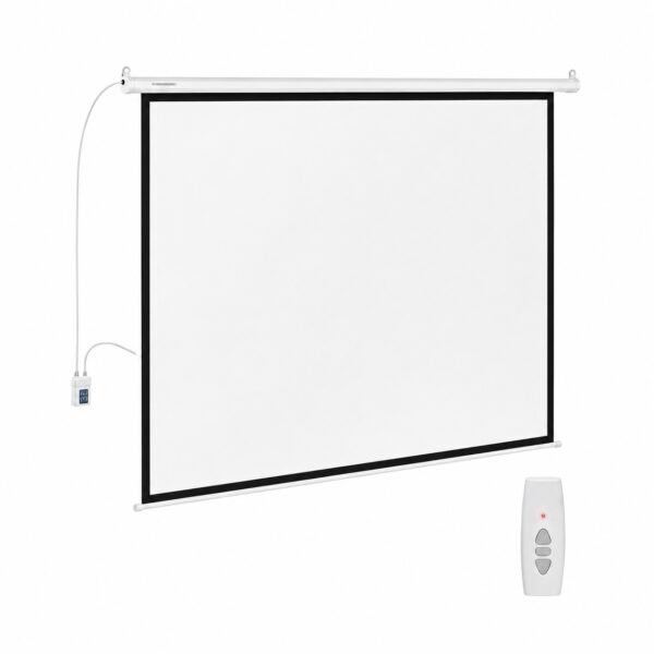 Écran vidéo projecteur électrique iView 300 x 300 cm avec télécommande