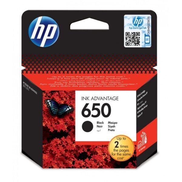 Cartouche d’encre HP 650 Noir
