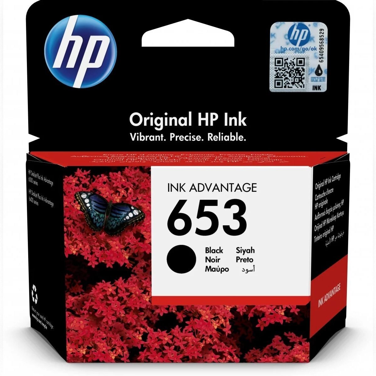 Cartouche d’encre HP 653 Noir