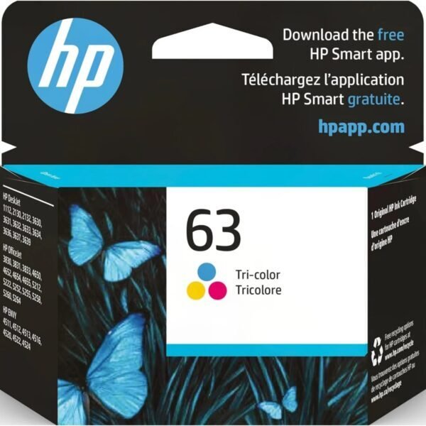 Cartouche d’encre HP 63 Couleur