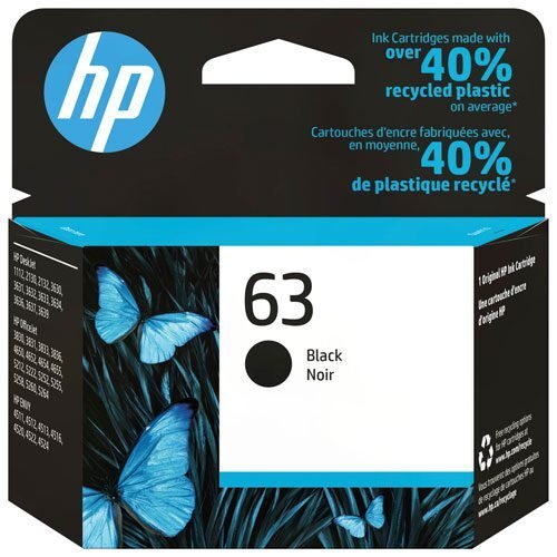 Cartouche d’encre HP 63 Noir