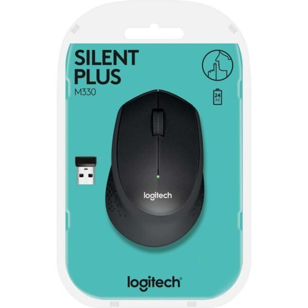 Souris Sans Fil Logitech M330 Silent Plus – Confortable et Silencieuse