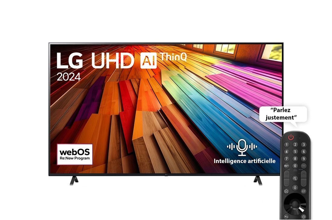 Télévision LED LG Smart TV UHD 4K 86 pouces – 86UT80006LA