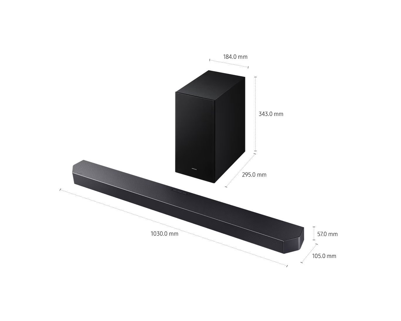 Barre de son Samsung HW-Q600F 3.1.2 canaux avec caisson de basses sans fil – Image 7