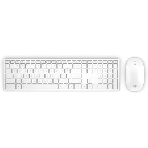 Pack Clavier + Souris Sans Fil HP CS10 Blanc – Design Élégant et Performance Optimale