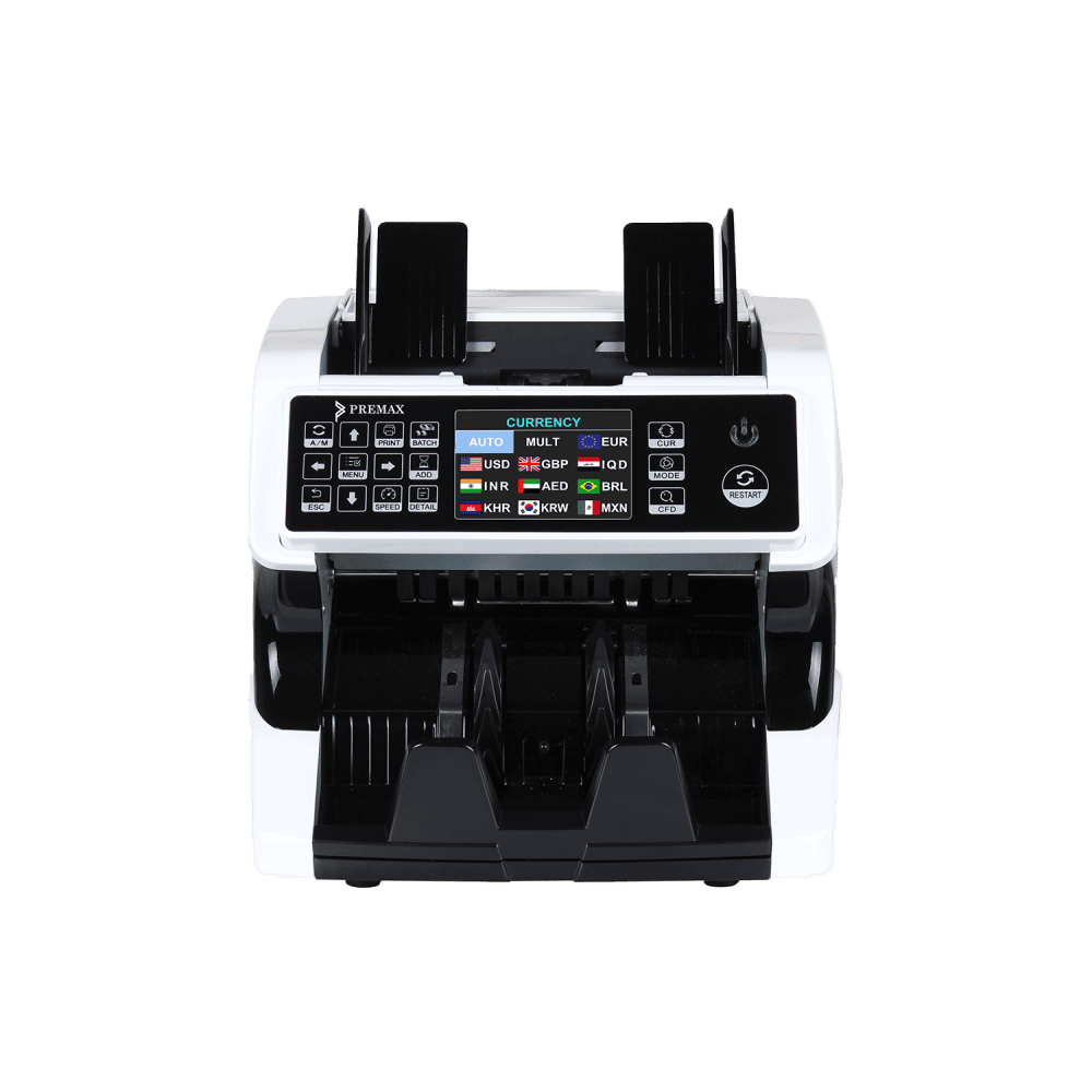 Machine à compter les billets PREMAX PM-VC110T & PM-VC110P (Noir et Blanc