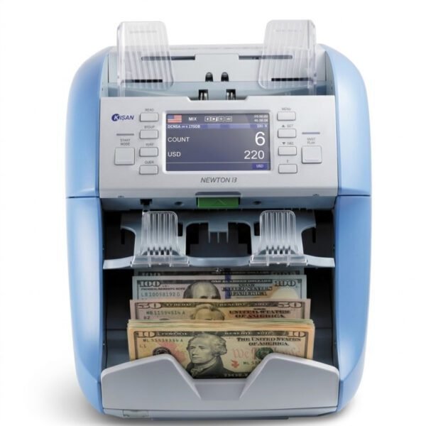 Machine à compter Kissan Newton 3V – Compteuse et Trieuse de Billets Professionnelle Haute Performance