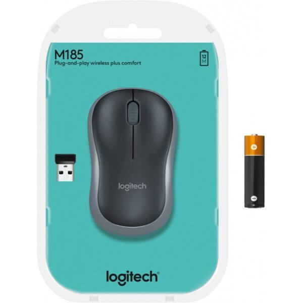 Souris Sans Fil Logitech M185 – Compacte, Fiable et Confortable