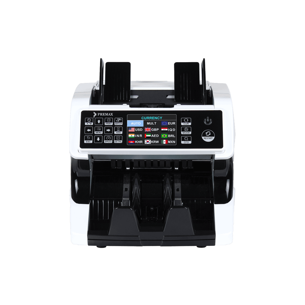 Machine à compter les billets PREMAX PM-VC110T & PM-VC110P (Noir et Blanc