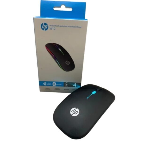 Souris HP Sans Fil / Bluetooth W10 – Confort, Performance et Connectivité Double Mode