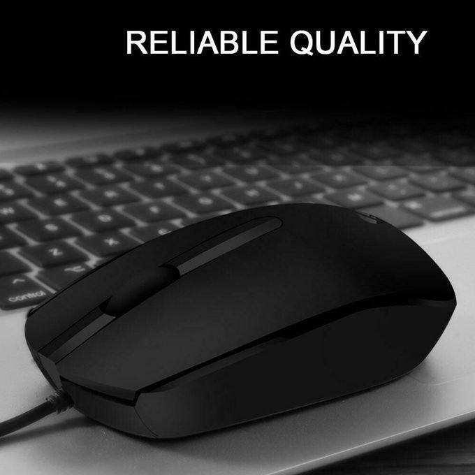 Souris USB HP M10 – Souris Optique Filaire Ergonomique Haute Précision – Image 2