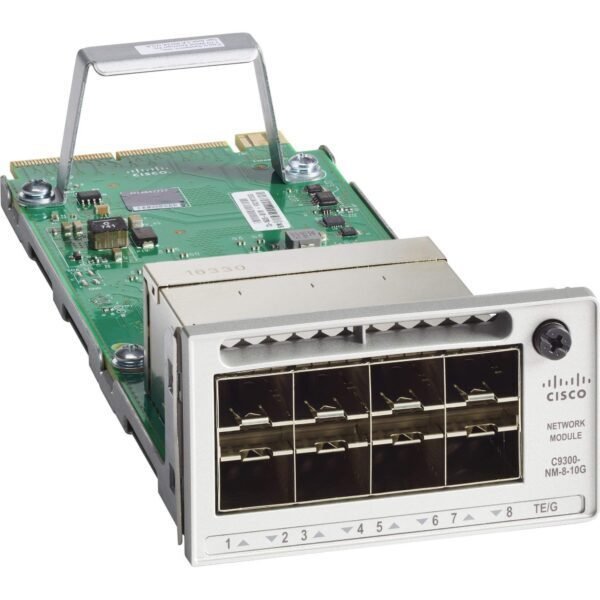 Module d’extension réseau Cisco Catalyst C9300-NM-8X – 8 Ports 10G/1G SFP+ pour Switch Catalyst 9300 Series