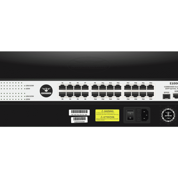 SWITCH COMMANDO SCOUT E1000 24GP+4CF