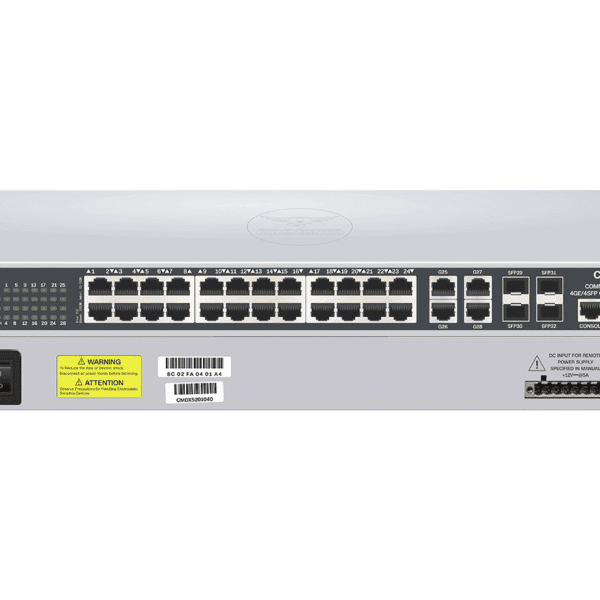 Switch Commando Manageable C2000 – 24 Ports Gigabit PoE+ – 600W – L2+ Managed Switch