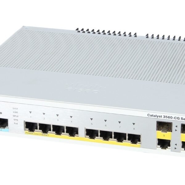 SWITCH CISCO CATALYST C3560 8 PORTS 10/100 POE + 1 PORT GIGABIT/SFP MANAGEABLE REFURB