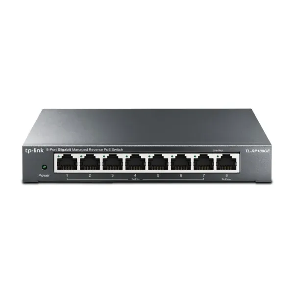 Switch Golden Gate PoE 8 Ports (4 PoE + 2 Uplink + 1 SFP) – Commutateur Réseau Haute Performance