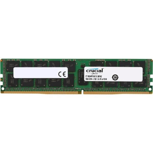 Barrette mémoire serveur Crucial 16 Go DDR4 ECC pour HP ProLiant DL380