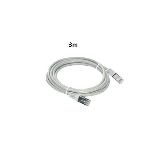 Câble réseau préserti FTP Cat 6 RJ45 – 3 mètres