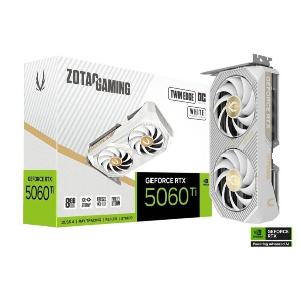 Carte graphique Zotac Gaming GeForce RTX 5060 Twin Edge 8 Go GDDR7 PCI Express 5.0