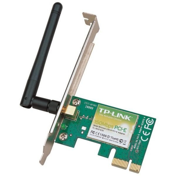 Carte réseau Wi-Fi PCI Express TP-Link TL-WN781ND 150 Mbps interne