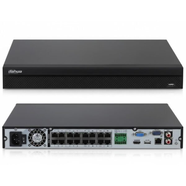 NVR IP Dahua DHI-NVR4216-16P-4KS2 – Enregistreur réseau 16 canaux avec 16 ports PoE et sortie HDMI 4K