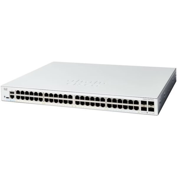 SWITCH CISCO CATALYST MANAGEABLE C1300-48P-4G-E GIGABIT POE+ 48 PORTS + 4×1G SFP NETWORK ESSENTIAL NEW