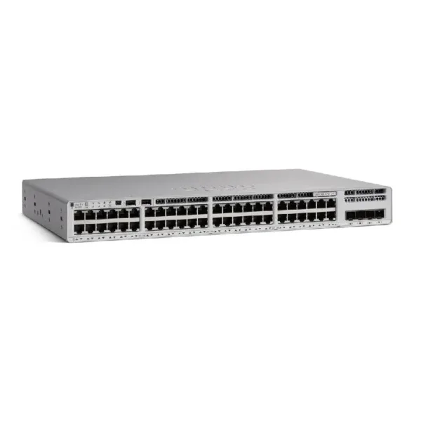 Switch Cisco Catalyst C9200L-48P-4G-E Managed 48 Ports Gigabit PoE+ avec 4 Ports SFP 1G – Network Essentials – Neuf