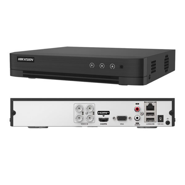 DVR Hikvision iDS-7204HQHI-M1/S AcuSense 4 canaux Turbo HD 4 MP