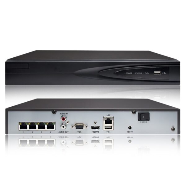 NVR Hikvision DS-7604NI-K1 – Enregistreur vidéo réseau 4 canaux 4K pour 4 caméras IP