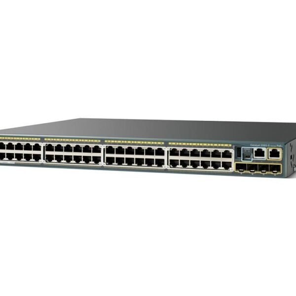 SWITCH CISCO CATALYST MANAGEABLE C2960S-48FPS-L 48 PORTS GIGABIT POE+ REFURBISHED 740W