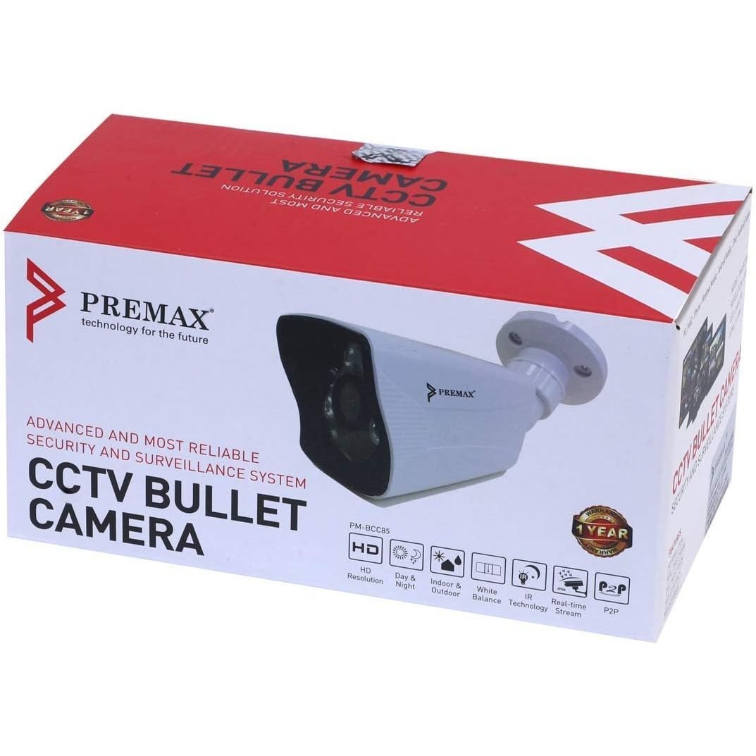 Caméra de surveillance Premax PM-BCC85 AHD Tube 1,3 MP avec objectif fixe 3,6 mm – Image 2