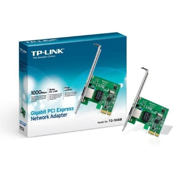 Carte réseau Ethernet Gigabit PCI Express TP-Link TG-3468 interne