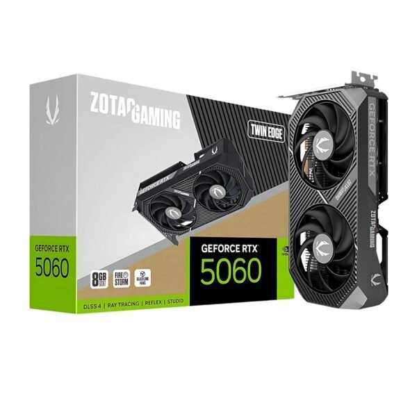 Carte graphique Zotac Gaming GeForce RTX 5060 Ti Twin Edge 8 Go GDDR7 PCI Express