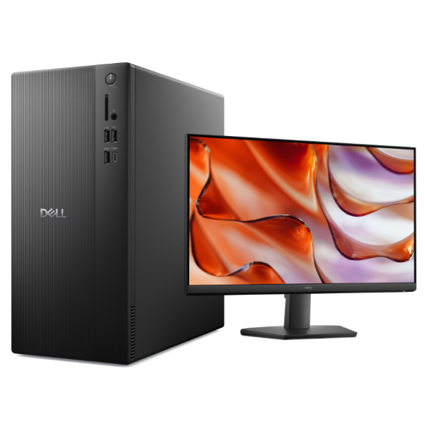 Dell Tower ECT1250 Intel Core i3 – 8 Go RAM – SSD 512 Go – DVD – DOS – Écran 22" FHD 14ᵉ génération