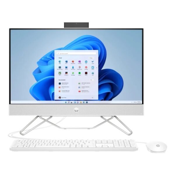 Bureau Tout-en-Un HP 24-CB1023NH – Intel Core i5 12e Génération, 8 Go RAM, 512 Go SSD, Écran Tactile 24", FreeDOS, Blanc