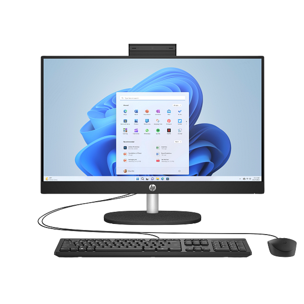 Bureau tout-en-un HP 24-cr0343nh – Core i5, 16 Go RAM, 512 Go SSD, écran tactile 24", DOS, noir