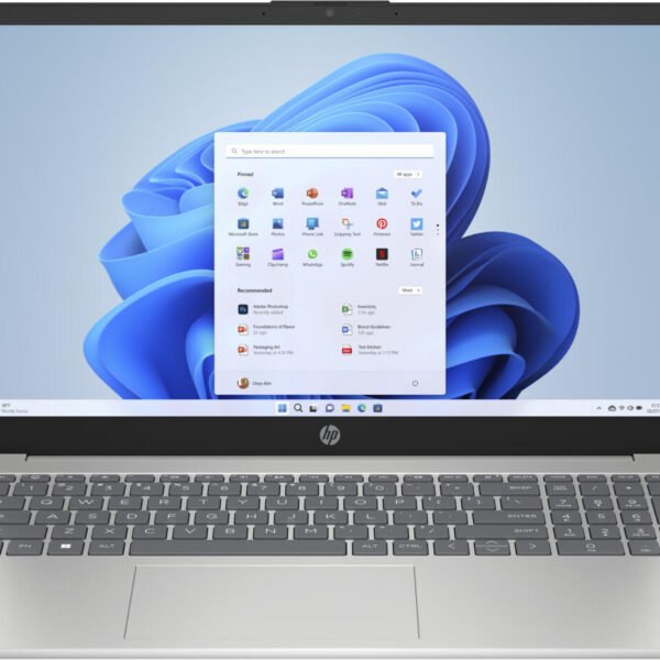HP 15s-fd0005dx – Core i5, 8 Go RAM, SSD 512 Go, tactile 15,6", Windows 11